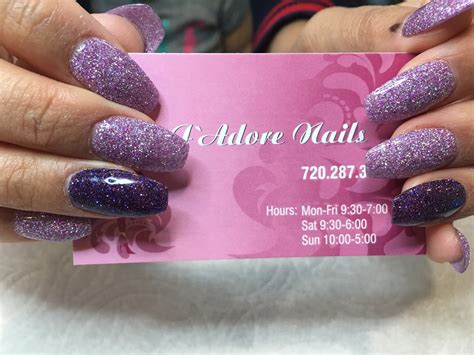 Jadore nails - 14 reviews and 15 photos of Adore Nails "Very clean, nice salon with friendly nail techs. The massage chairs are plentiful and very comfortable. Lynn did my gel mani / pedi with such precision. No rushing. My nails look amazing. I will definitely be back."